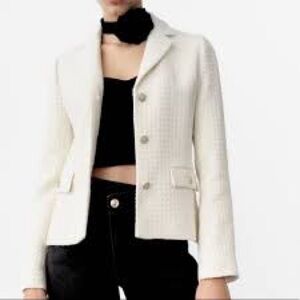 Zara White Women's Blazer